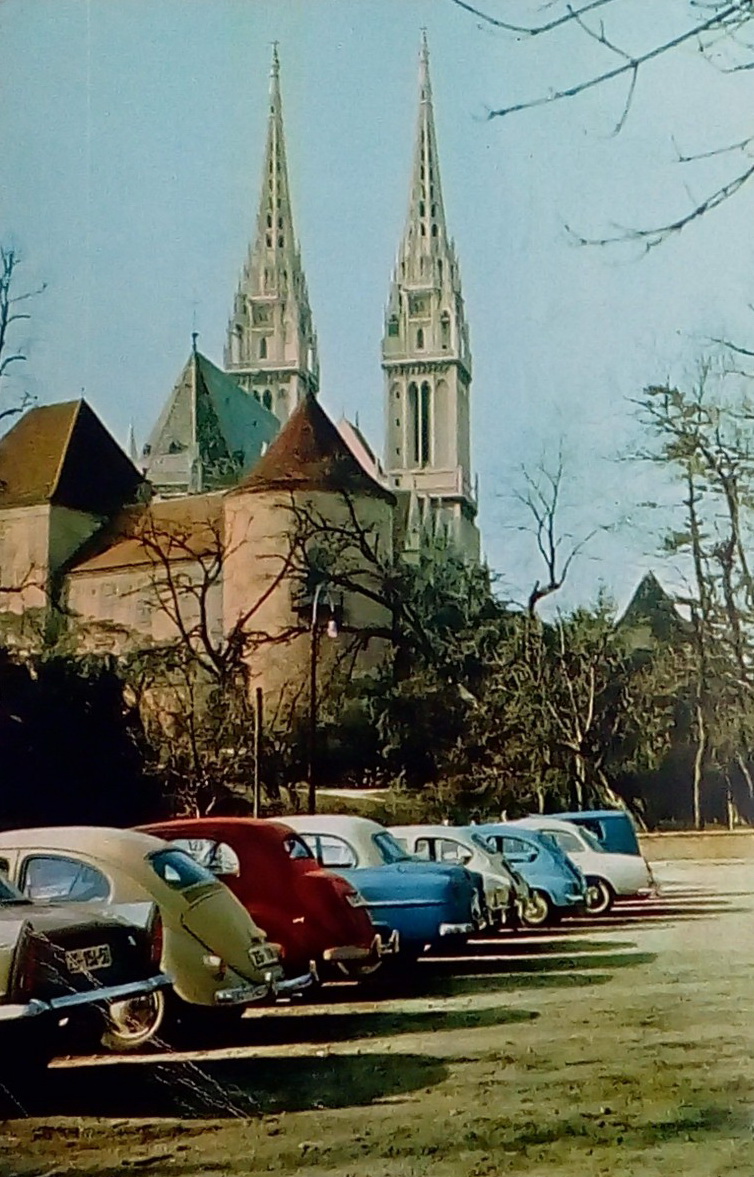 Trg Marka Oreškovoća (današnji Ribnjak ) 1960. godine